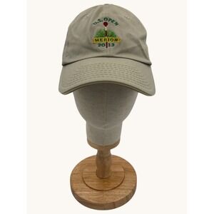 USGA US Open 2013 Merion Golf Club Hat Khaki Tan Adjustable Strapback Member Cap